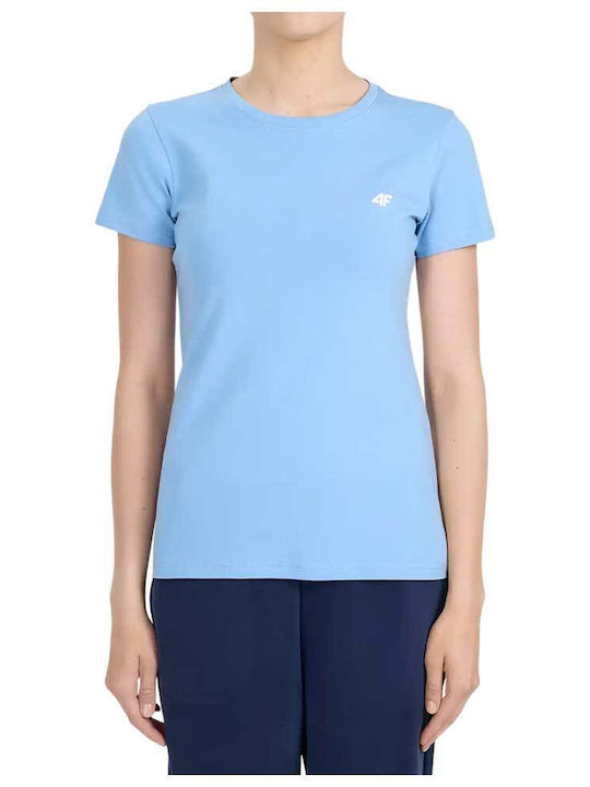 4F Women's T-shirt Light Blue