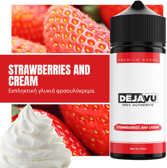 Dejavu Flavor Shot Strawberries 20ml/120ml 1τμχ Strawberries And Cream