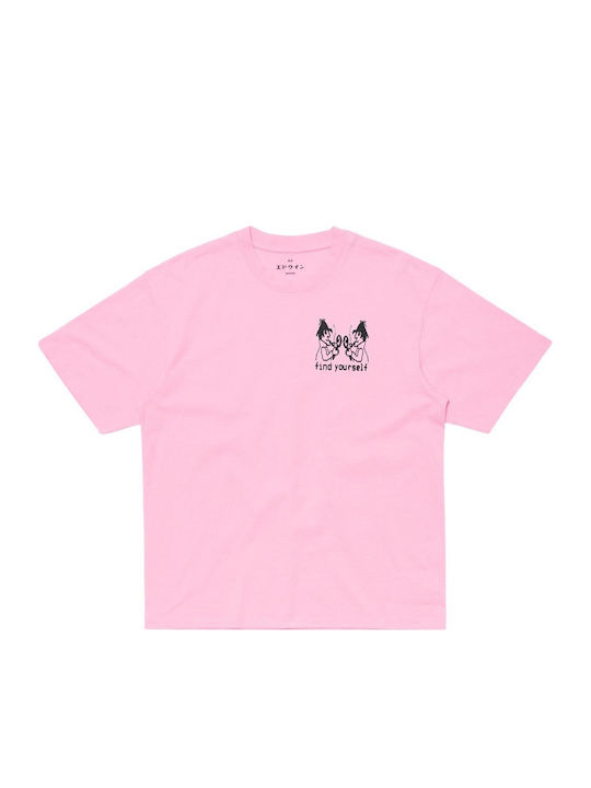 Edwin T-shirt Ροζ
