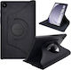 Book Cover Case 360 Degree Rotating Stand Protective Cover Samsung Galaxy Tab A11 8.7 2025 Black