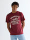 Americana T-Shirt Ruby Wein