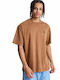 T-shirt Καφέ