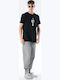 T-shirt Μαύρο