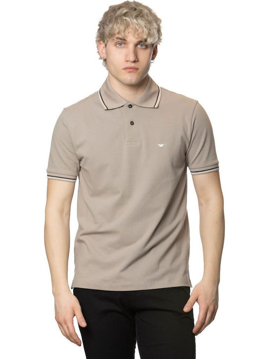 Polo T-shirt Beige EM004606AF23090 U8049