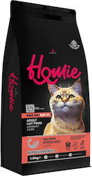 HOMie Light Dry Food With Low Grains for Adult Neutered Cats With Salmon