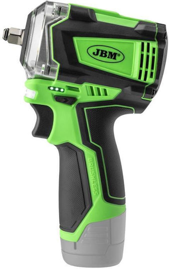 JBM 60059 Bürstenloser Schlagschrauber Batteriebetrieb 12V Solo mit Bitgröße 3/8"