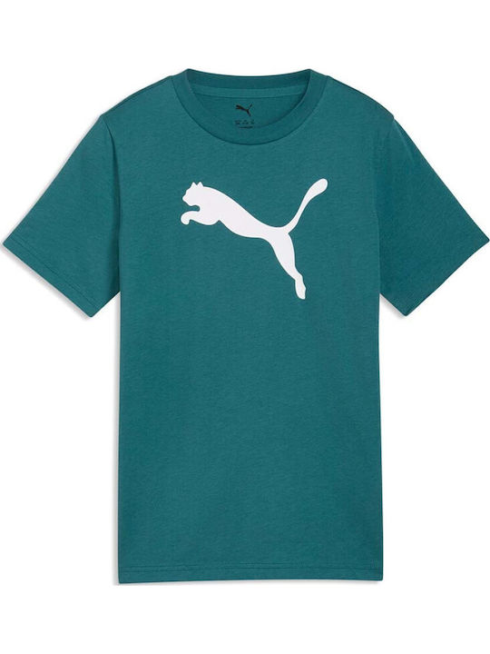 PUMA Kids T-shirt Dark Green Essentials