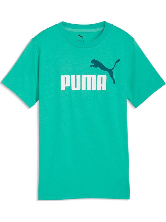 PUMA Kids T-shirt Light Green Essentials