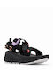 Konos Women's Flat Sandals Sporty Black