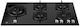 La Germania P90 5L LAG GN LPG Gas Autonomous Cooktop 89.3x52.5cm