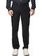 Chino Trousers In Straight Leg Black