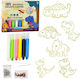 Lean Toys Παιδική Χειροτεχνία Diy Creative Set 6τμχ