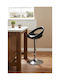 Bar Plastic Black Stools 2 Pieces 43x31x67cm