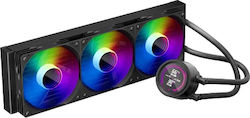 1STPLAYER Thunderstorm TS4 360 Water Cooling AIO CPU With 3 120mm Fans And ARGB Lighting