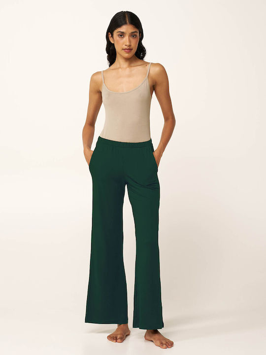 Vamp Summer Women's Pyjama Trousers Green Garden