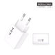 PZX T'nB Wireless Charger with USB-A Output Port White