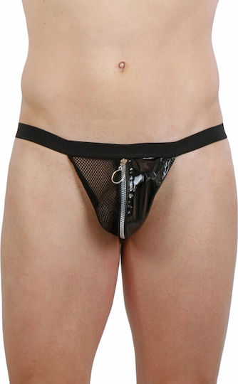 Soiemio Men's Sexy Black String