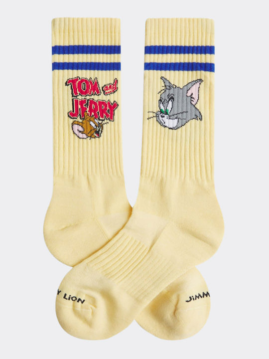 Jimmy Lion Yellow Socks