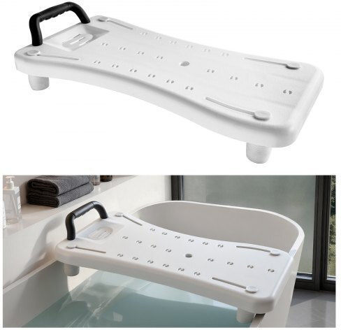 Vevor Bathroom Seat with Backrest 72x34.5x16cm KJSYGZYTSLBK6PX82001V0