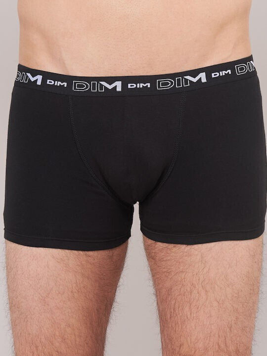 Dim Herren Boxershorts Schwarz/Grau Dunkel 2Pack