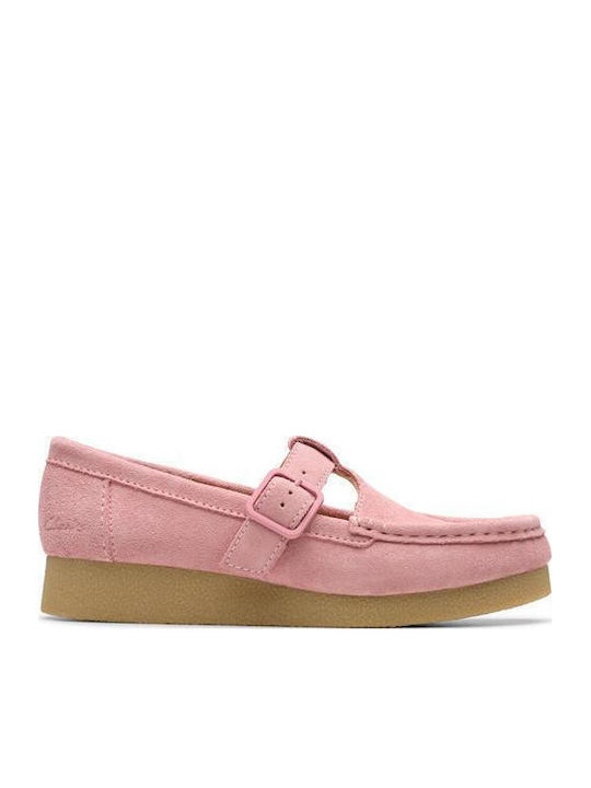 Clarks Wallabee Evo Bar Mocasini Dama Din Catif...