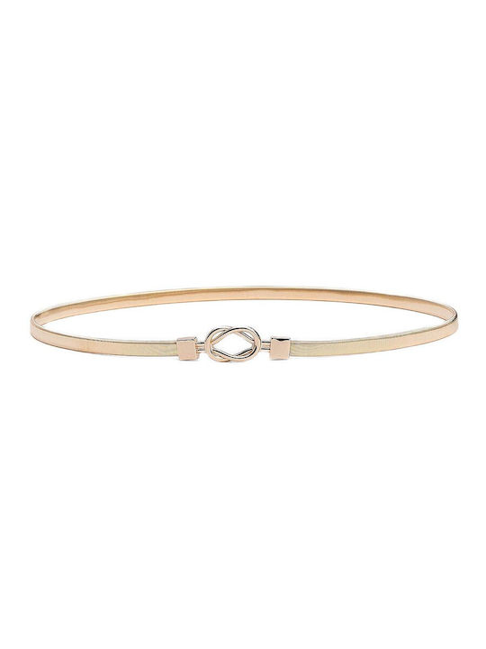 Tiffosi Elastic Women's Belt Gold