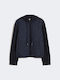Women's Puffer Jacket Waterproof for Winter Navy