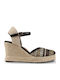 Summer Women's Platform Espadrille Style Black