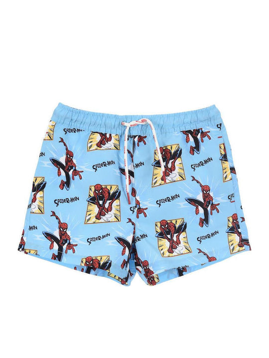 Superheroes Kids Swimwear Swim Shorts Light Blue