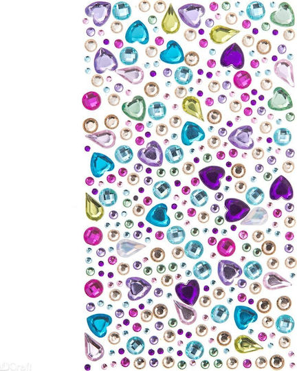 Stickers Crystals Walentynki Dpcraft 250 Pieces Brights