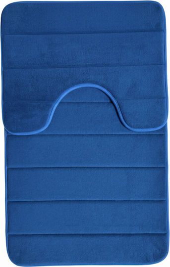Alista Home Set Covoare De Baie AT1CT-IM1P-RS1S-DT25025/007 Albastre 50x80cm 2 Bucăți Alista Home Set Covoare De Baie AT1CT-IM1P-RS1S-DT25025/007 Albastre 50x80cm 2 Bucăți