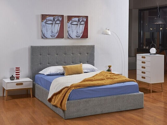Σετ Κρεβατοκάμαρας White με Στρώμα 160x200εκ.