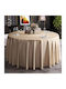 Kotonia Home Kotonia Home Tischdecke Rotunde Beige 300 cm