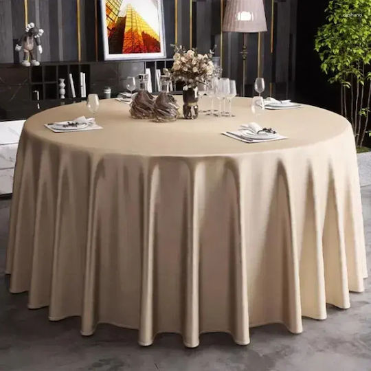 Kotonia Home Măsuță Rotundă Bej Φ300cm