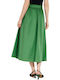 High Waist Maxi Green Skirt