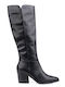 Women's Boots with Medium Heel Black