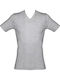 Short Sleeve Cotton Gray Melange Women's T-Shirt
