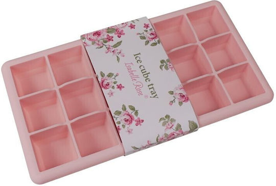 Isabelle Rose Ice Cube Mold Silicone Pink IRSI42