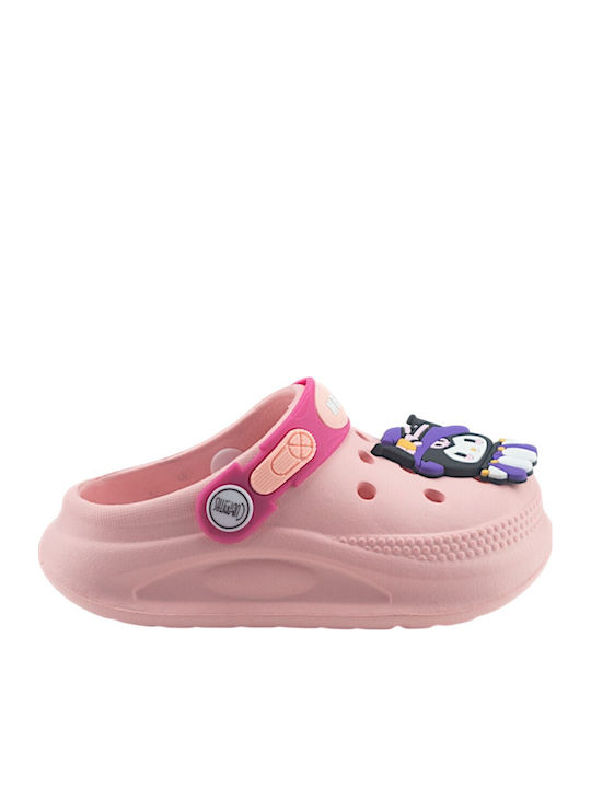 Kids Beach Clogs Pink