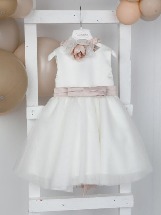 Bambolino Danae1804 Weißes Taufkleid aus Tüll