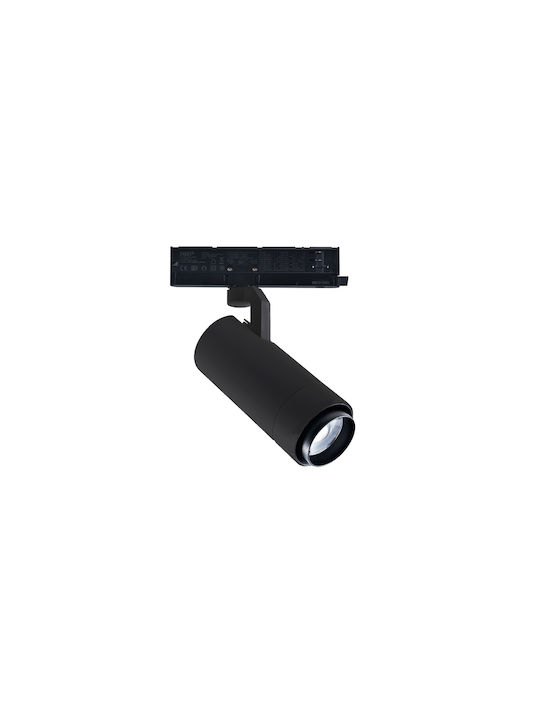 Adeleq LED Φυσικό Λευκό Σποτ σε Μαύρο Χρώμα