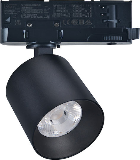 Adeleq LED Warm White Spot in Black Colour