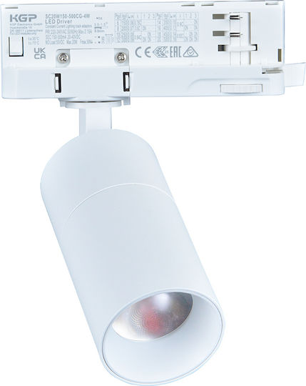 Adeleq LED Natural White Spot in White Colour