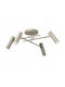 Luminex Spot with 4 Lights and GU10 Lamp Adapter in Beige Colour