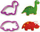Decora Keksausstecher Dinosaurier Set X2 9x7x2,2cm 10x4,5x2,2cm