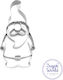 Cookie Cutter Gnome Ss 9x4.6cm