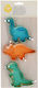 Dinosaur Cookie Cutters Set X3 6x5cm