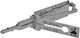 Lishi Original Hu136 Unealtă Auto Decodor 2-în-1 Pick Decodor Compatibil Renault Dacia Hu136 Plat 8-tăieturi 2-piste Uși Portbagaj