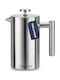 Wellhaus Wellhaus Teekanne mit Filter Rostfreier Stahl Braun 1000ml