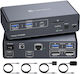 B0DHZN3VGQ KVM & Data Switch with USB-C USB Ethernet